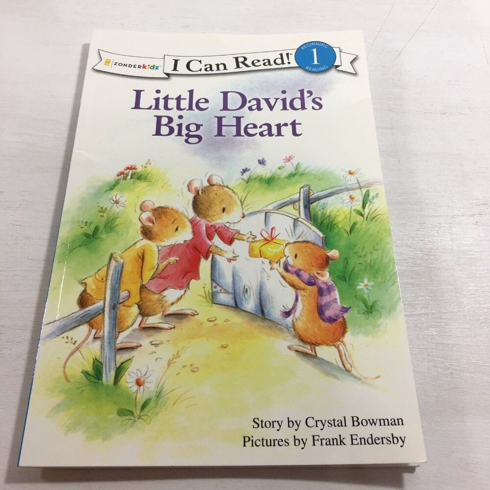 ZonderKidz I Can Read Little David's Big Heart Book Guided Reading Level 1